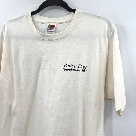 Police dog Fruit Of The Loom Lofteez Women's Cotton Crew Neck Short Sleeve T-Shi - Picture 5 of 9